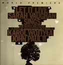 LP - Sarah Vaughan With Bernard Ighner - Let It Live - Sarah Vaughan Sings 'One World One Peace' - original pressing + booklet, Gatefold