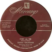 7inch Vinyl Single - Sarah Vaughan - Never / C'Est La Vie