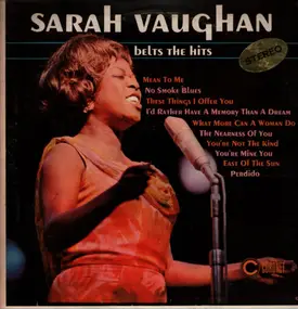 Sarah Vaughan - Belts The Hits