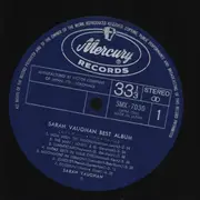 LP - Sarah Vaughan - Best Album - OBI included