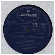 LP - Sarah Vaughan - Best Applause Encore