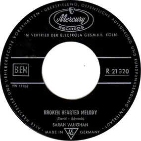 Sarah Vaughan - Broken Hearted Melody