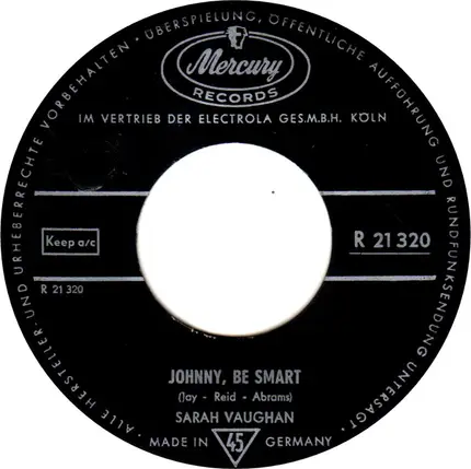 Sarah Vaughan - Broken Hearted Melody