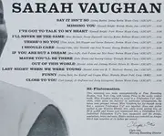 LP - Sarah Vaughan - Close To You