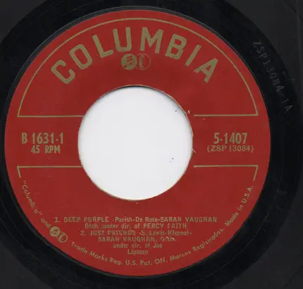 Sarah Vaughan - Deep Purple