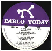 LP - Sarah Vaughan - I Love Brazil!