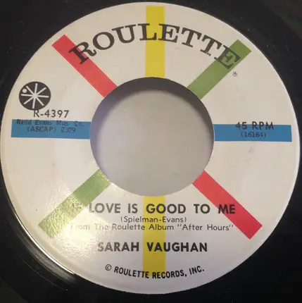 Sarah Vaughan - If Love Is Good To Me