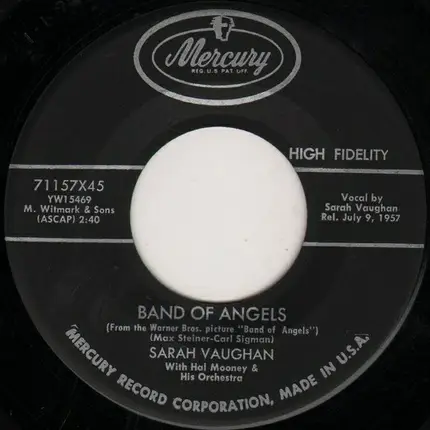 Sarah Vaughan - Please Mr. Brown / Band Of Angels