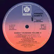 LP - Sarah Vaughan - Ronnie Scott's Presents Sarah Vaughan Live Volume 2
