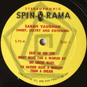 LP - Sarah Vaughan - Sweet, Sultry And Swinging