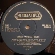 LP - Sarah Vaughan - Sings With The Hollywood All Stars
