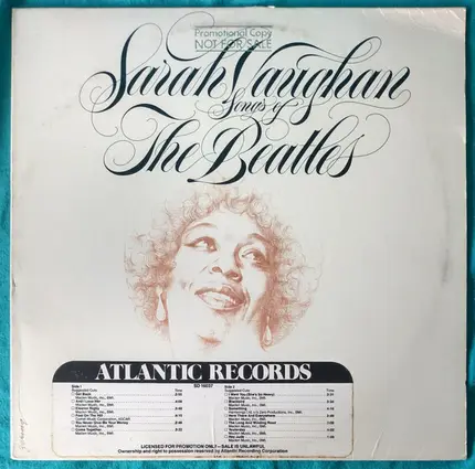 Sarah Vaughan - Songs of the Beatles