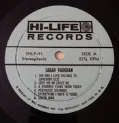 LP - Sarah Vaughan - The Voice Of Sarah Vaughan