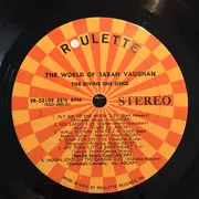 LP - Sarah Vaughan - The World Of Sarah Vaughan - The Divine One Sings