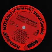 Double LP - Sarah Vaughan - The Divine Sarah Vaughan (The Columbia Years 1949 - 1953) - Gatefold