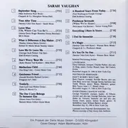 CD - Sarah Vaughan - The Jazz Collector Edition - Mono