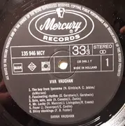 LP - Sarah Vaughan - ¡Viva! Vaughan - Black labels