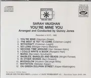 CD - Sarah Vaughan - You're Mine You
