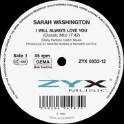 12'' - Sarah Washington - I Will Always Love You