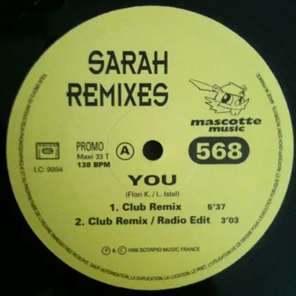 Sarah - You (Remixes)