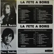 Double LP - Sarah Boréo / Jean Bourbon - Boris Vian - La Fête À Boris