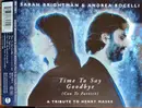 CD Single - Sarah Brightman & Andrea Bocelli - Time To Say Goodbye (Con Te Partirò)