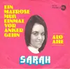 7inch Vinyl Single - Sarah - Ein Matrose Muss Einmal Vor Anker Gehen