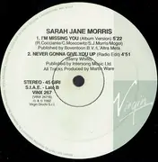 12inch Vinyl Single - Sarah Jane Morris - Never Gonna Give You Up