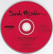 CD Single - Sarah McLachlan - I Will Remember You