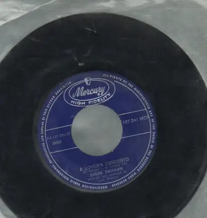 Sarah Vaughan - A Lover's Concerto / First Thing Every Morning