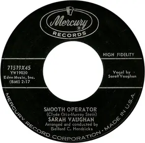 Sarah Vaughan - Smooth Operator / Maybe It's Because (I Love You Too Much)
