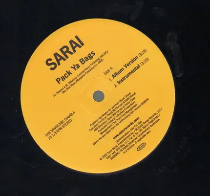 Sarai - Pack Ya Bags