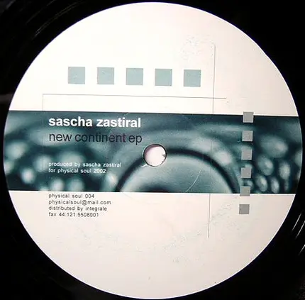 Sascha Zastiral - New Continent EP