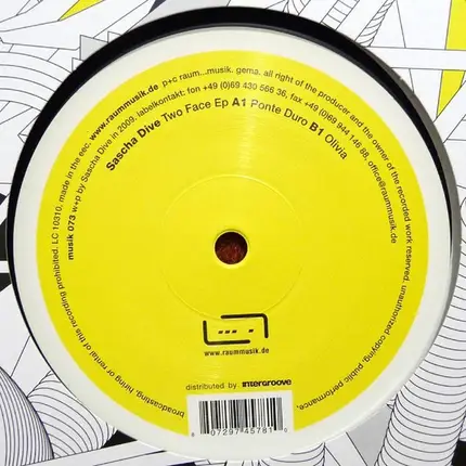 Sascha Dive - Two Face Ep