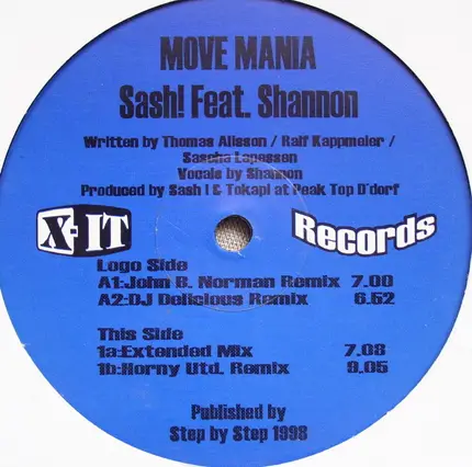 Sash! - Move Mania