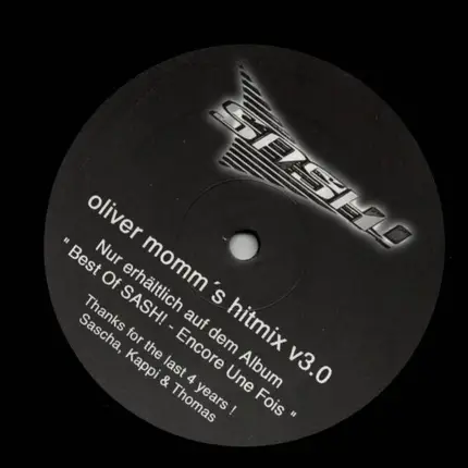Sash! - Oliver Momms Hitmix V3.0