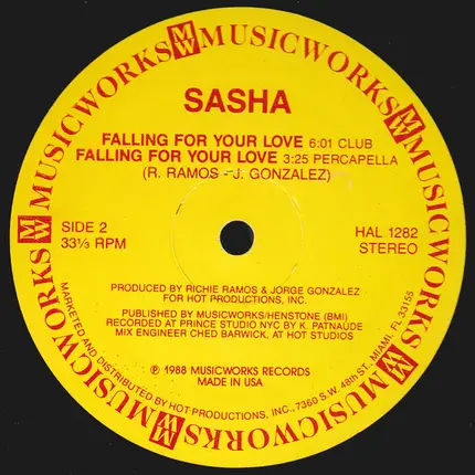 Sasha - Falling For Your Love