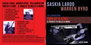 CD - Saskia Laroo & Warren Byrd - Two Of A Kind, Collaboration, A Tribute To Miles & Monk - Digisleeve