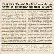 Saturnine - Pleasure of Ruins