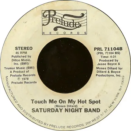 Saturday Night Band - Come on Dance, Dance