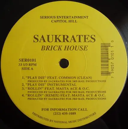 Saukrates - brick house EP