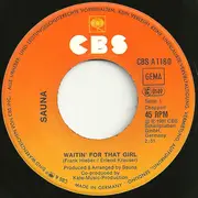 7inch Vinyl Single - Sauna - Waitin' For That Girl / You