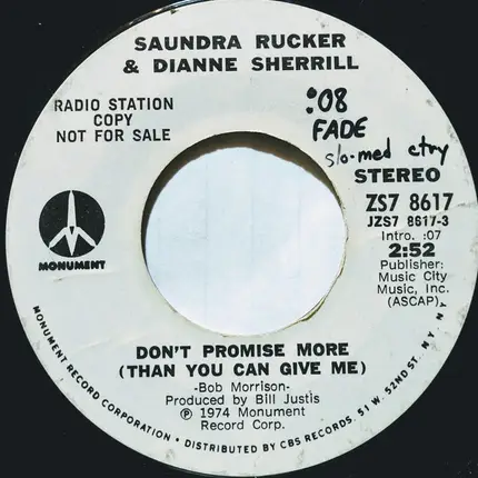 Saundra Rucker ,and Dianne Sherrill - How Can I Tell Her