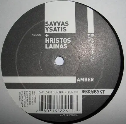 Savvas Ysatis + Christos Lainas - In A Mechanical Nature EP
