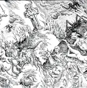 Saviours - Burnin' Cross B/w Fire In The Sky