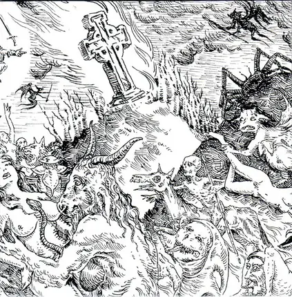 Saviours - Burnin' Cross B/w Fire In The Sky