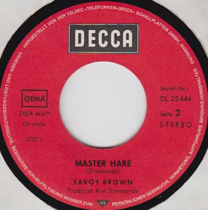 Savoy Brown - Poor Girl