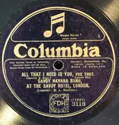 Savoy Havana Band - All That I Need Is You / Confidence