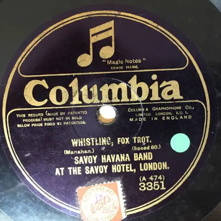 Savoy Havana Band - I Love Me / Whistling
