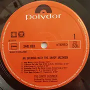 LP - Savoy Jazzmen - An Evening With The Savoy Jazzmen